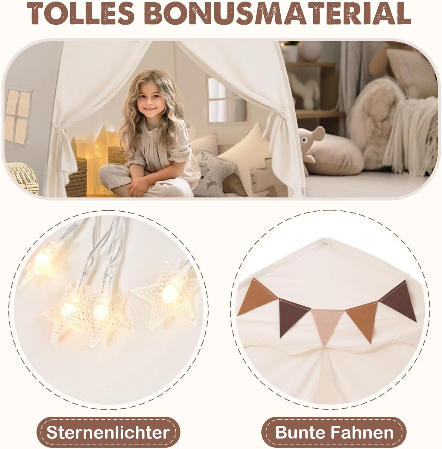 Thumbnail 4 de Mallify Kinderzelt Indoor 150 x 100 x 150 cm