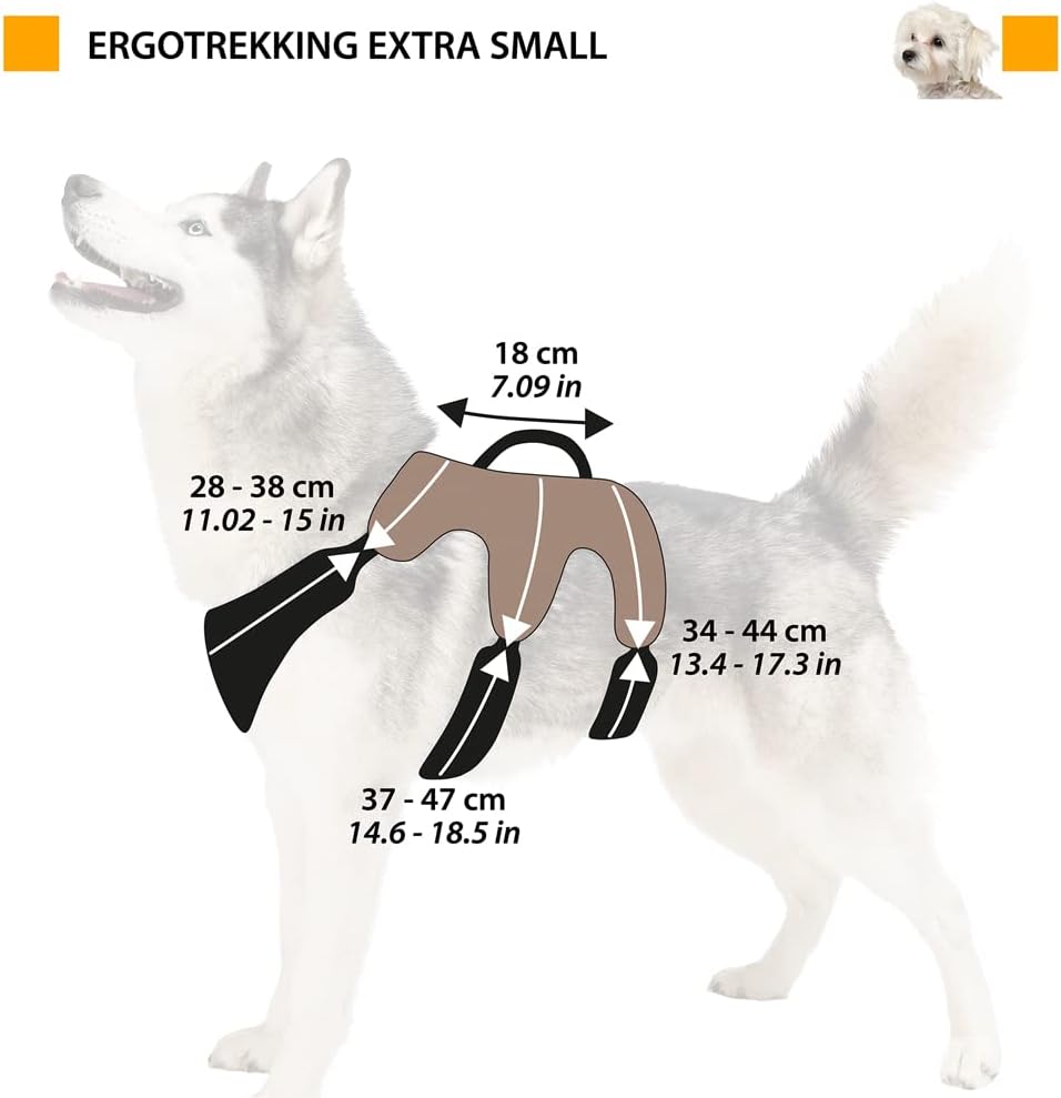 Detalle 2 de Ferplast Ergotrekking Extra Small adjustable harness for trekking ๐