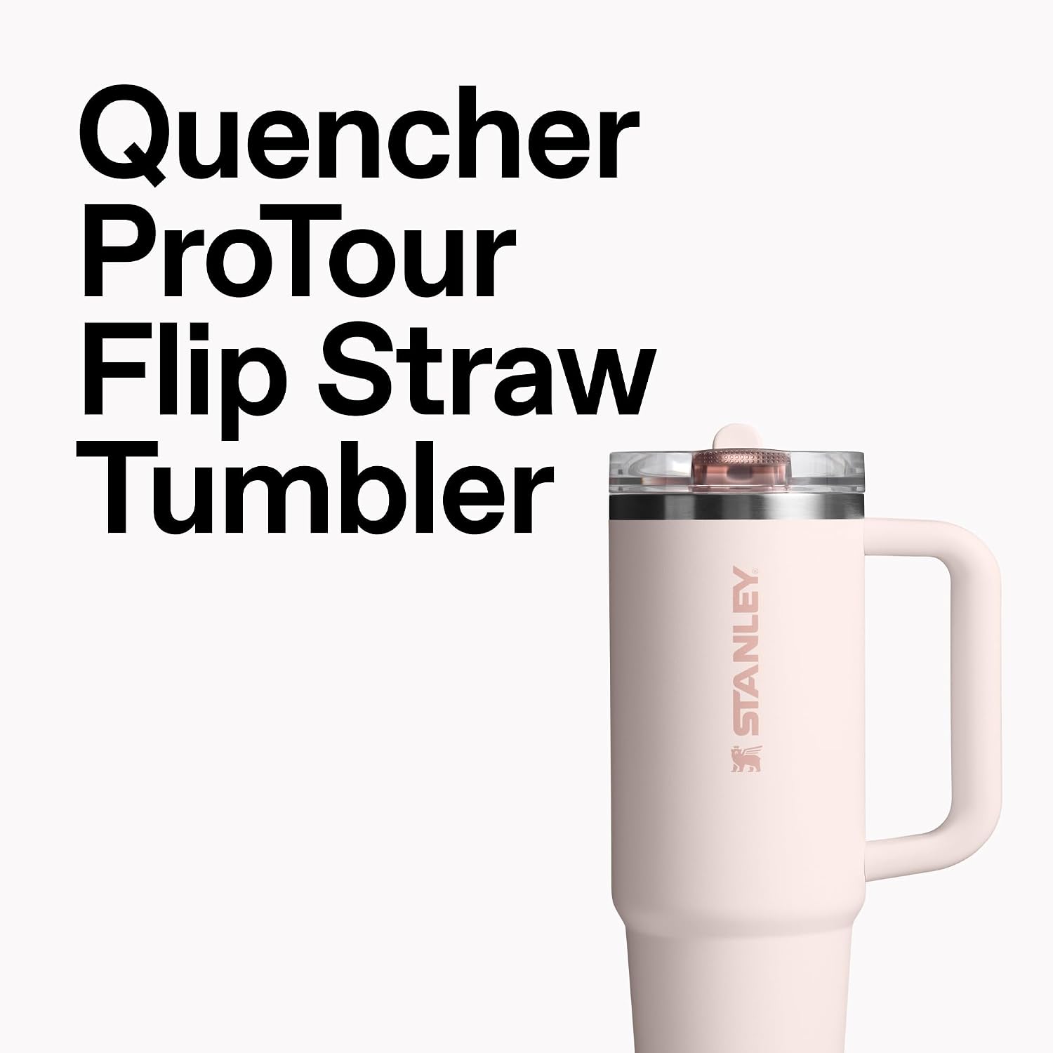Detalle 2 de STANLEY Quencher ProTour Flip Straw Tumbler with Leakproof Lid (Insulated Stainless Steel, BPA-Free)