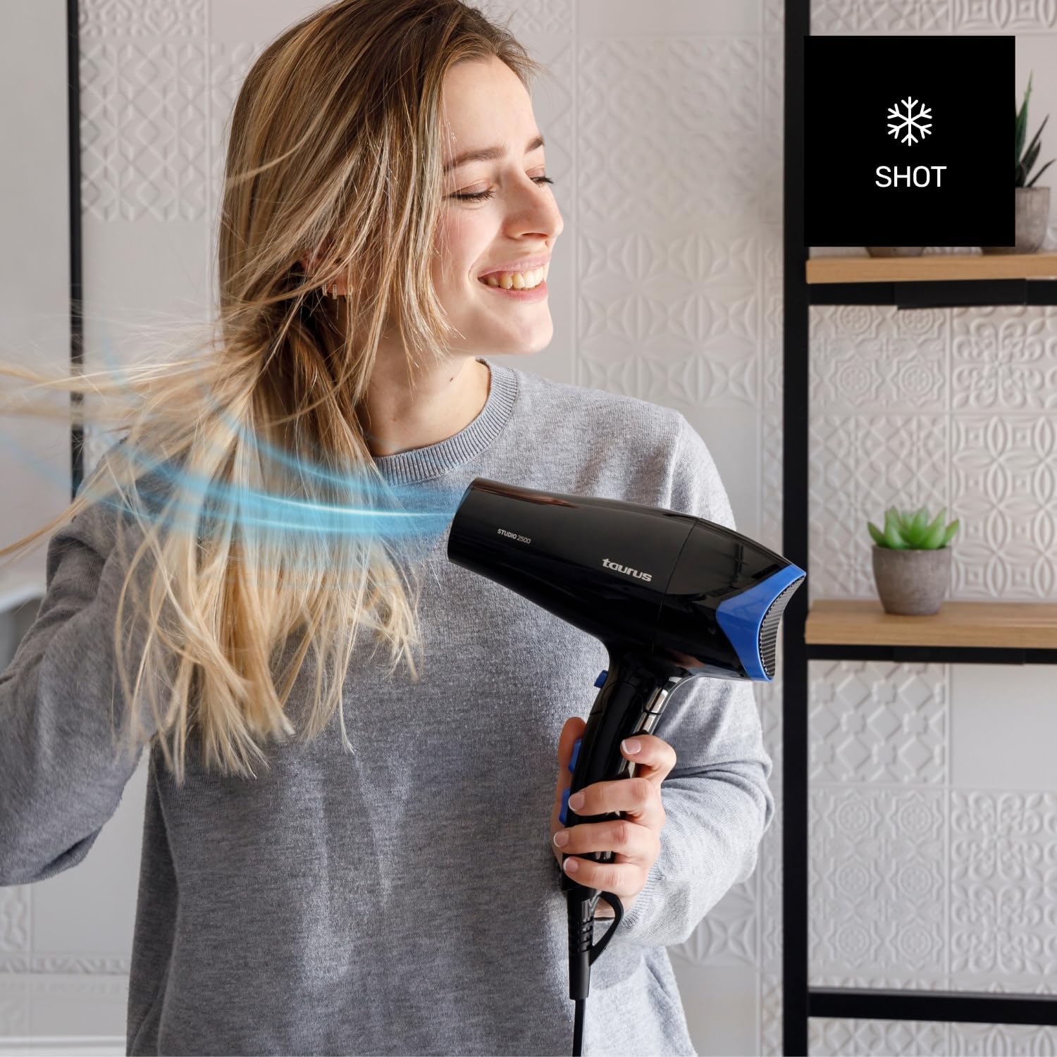 Detalle 2 de Taurus Studio 2500 haardroger, 2400 W, opvouwbaar met diffuser