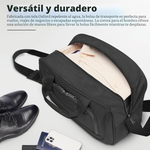 Thumbnail 6 de COOLIFE maleta trolley blanda de 66 cm con bolsa bandolera y cierre TSA