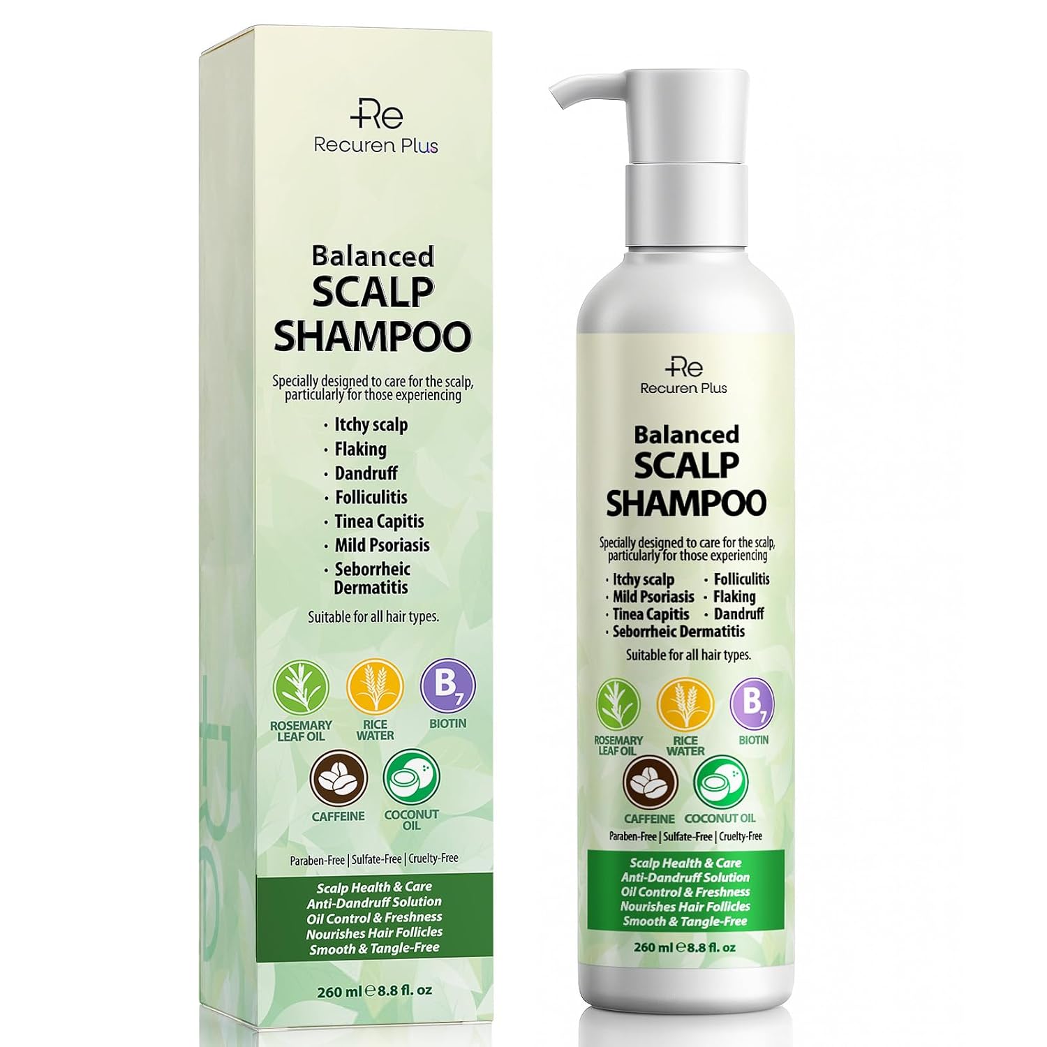 Recuren Plus Antifungal Shampoo for Scalp Wellness