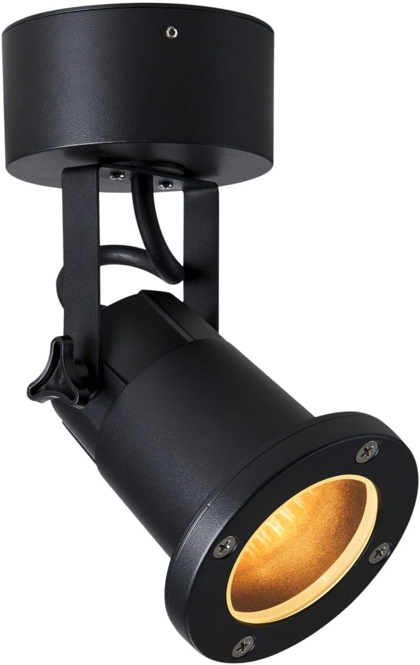 Detalle 2 de SLV Nautilus WL — Applique en saillie extérieure (GU10, IP54, 11W) noir