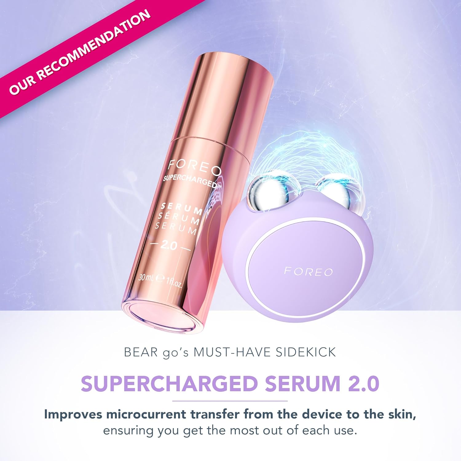 Detalle 2 de FOREO BEAR 2 go Mikrostrom Face Lifting