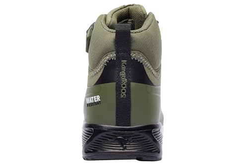 Detalle de KangaROOS Kx-hydro Sneaker – Unisex Kinder, Olive Jet Black, Größe 35 EU