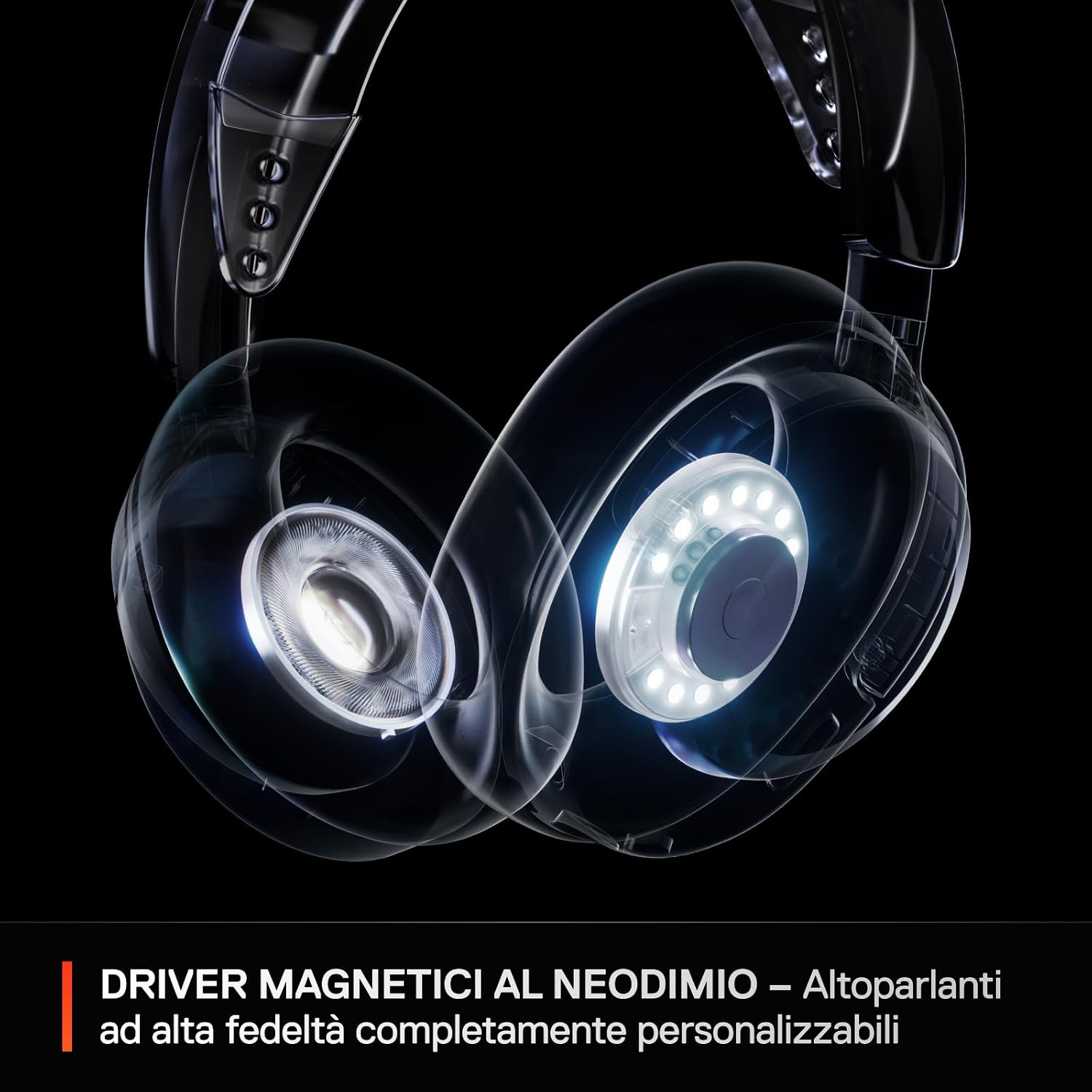 Detalle de SteelSeries Arctis Nova 3X wireless gaming 40h