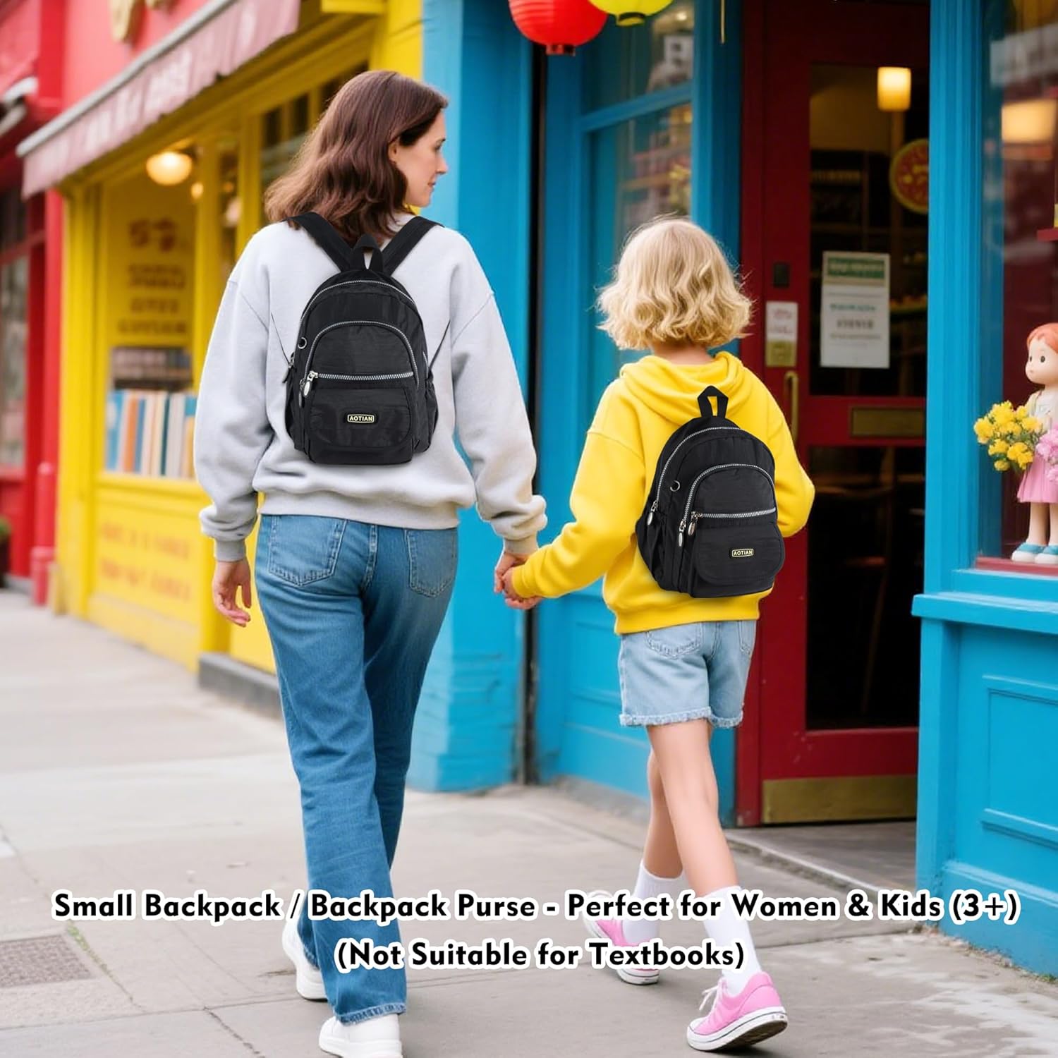 Thumbnail 1 de AOTIAN Nylon Lightweight Sturdy Little Casual Backpack 7 L