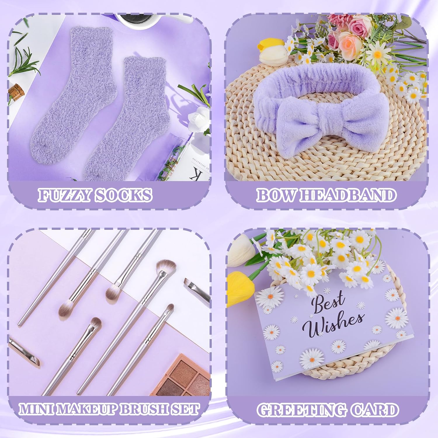 Detalle de Xourspaty Geschenkbox für Mädchen & Teenager (9–16 Jahre) mit Glasbecher, Strohhalm & Deckel sowie Deko-Set