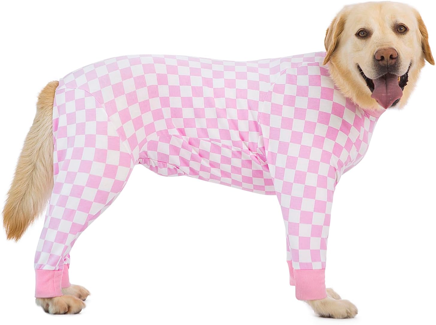 Thumbnail 4 de Blue Dream Island Cotton 4-Legged Dog Recovery Suit (Anti Hair Shedding) Onesie Pyjamas in Pink