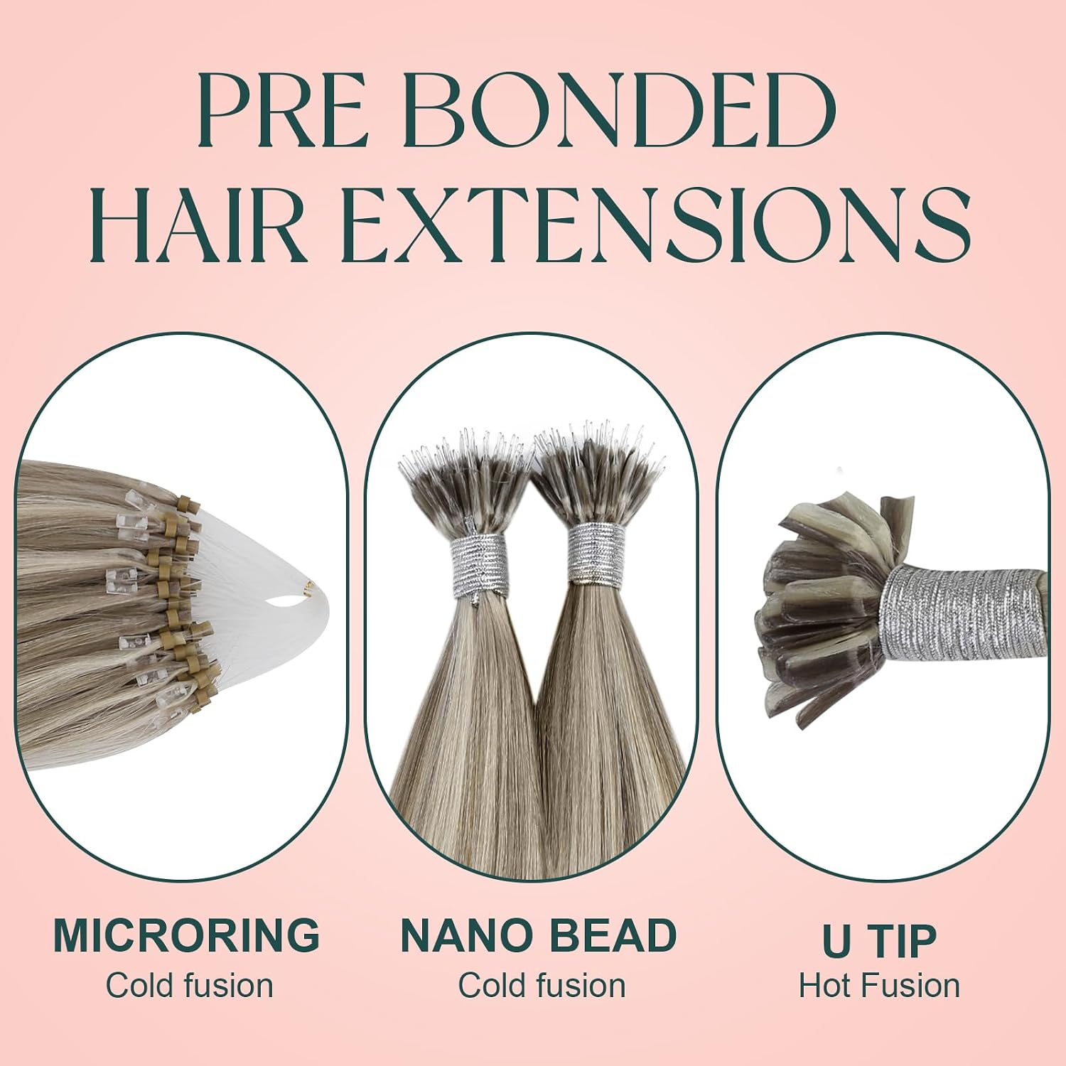 Thumbnail 6 de Easyouth Nano bead human hair extensions, 22-inch