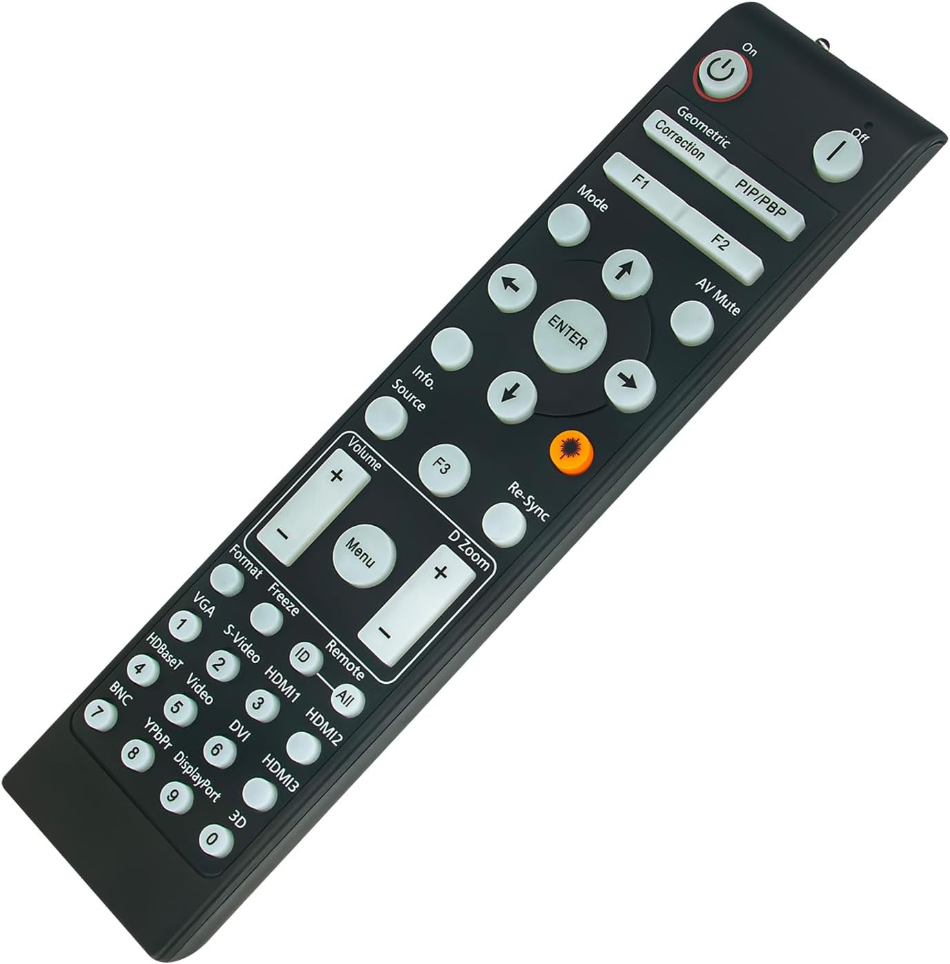 Thumbnail 1 de BR-3075W Replaced Remote Control for Optoma Projectors