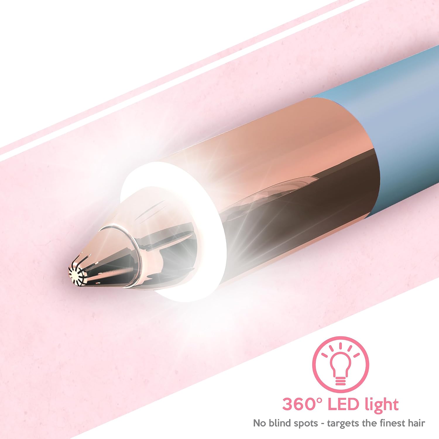 Thumbnail 3 de iMusthav Mini Portable Eyebrow Removal Trimmer for Women with 18K Gold-Plated Tip
