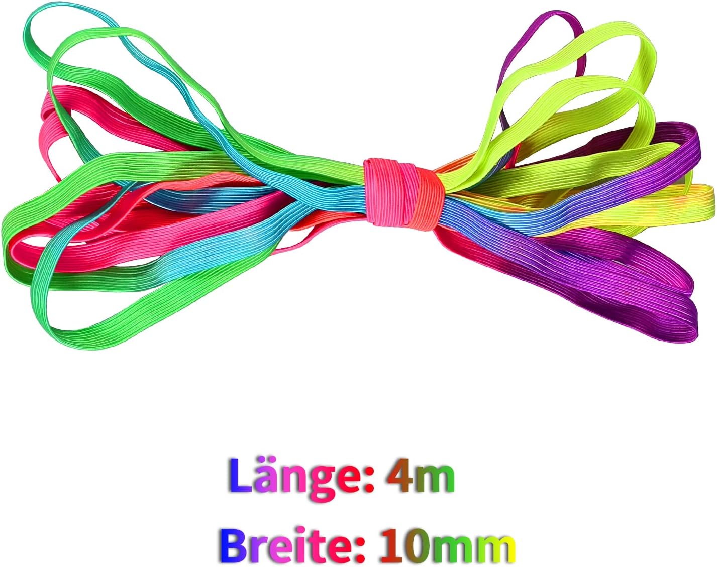 Thumbnail 1 de Faburo Gummitwist Kinder (2 Stück) mit Anleitung – Hüpfgummi für Indoor & Outdoor, ca. 4 m lang, ca. 1 cm breit