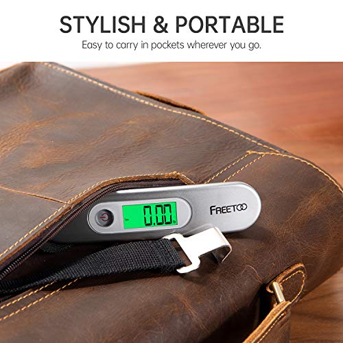 Thumbnail 5 de FREETOO Luggage Scale with Tare Function – 110 Lb / 50 Kg, Silver