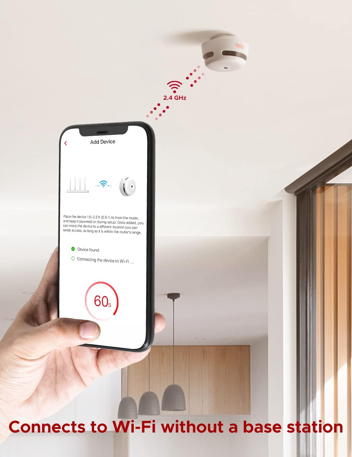 Thumbnail 3 de X-Sense XS01-WX Wi‑Fi smoke alarm 1-pack