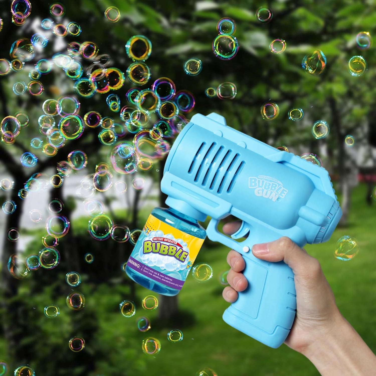 Detalle 2 de Panacare Bubble Gun Seifenblasenmaschine 4000+ Blasen/Min