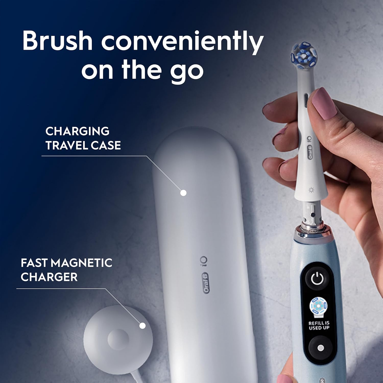 Thumbnail 1 de Oral-B iO9 electric toothbrush (special edition) with app-connected handle, 7 modes