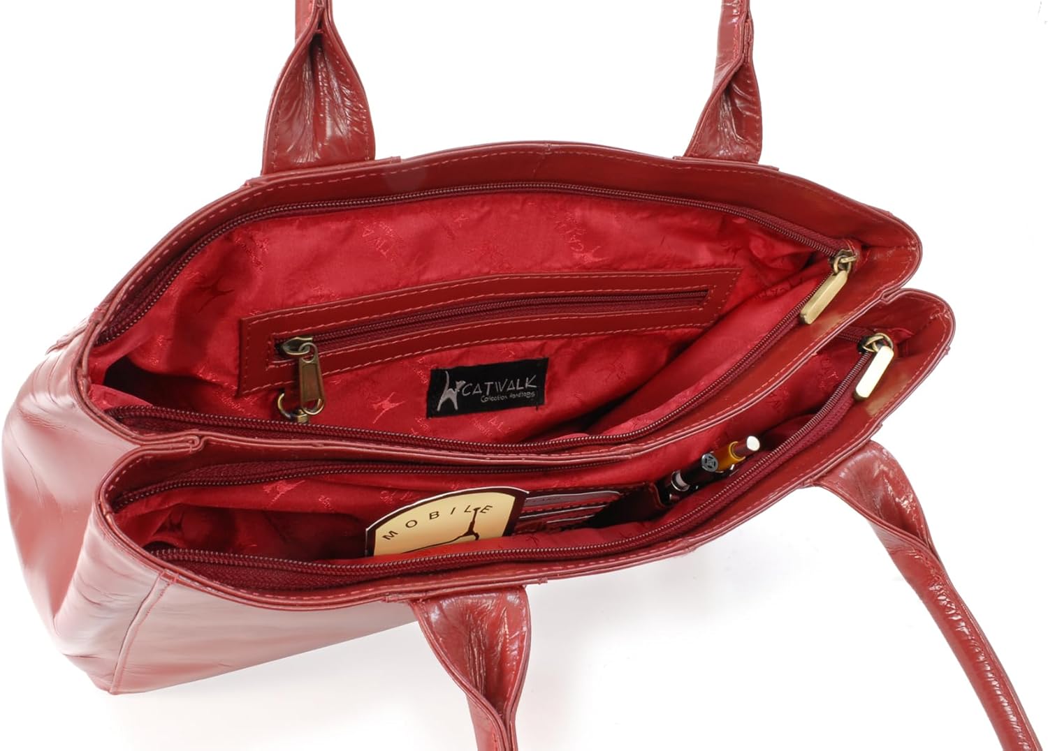 Thumbnail 4 de Catwalk Collection Kensington large leather tote bag for women (A4 work bag)