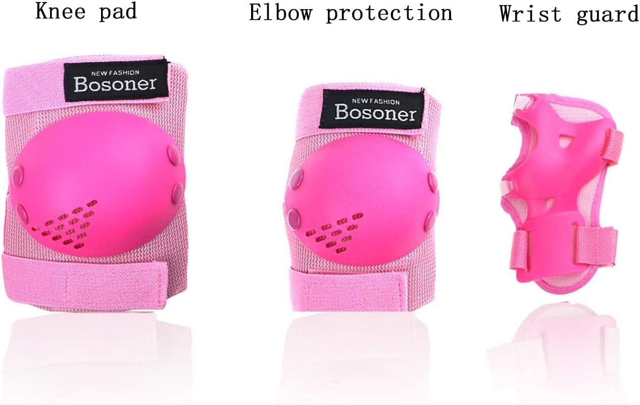Detalle 2 de BOSONER Kids Protective Gear Set: Knee, Elbow, and Wrist Guards for Ages 3-15
