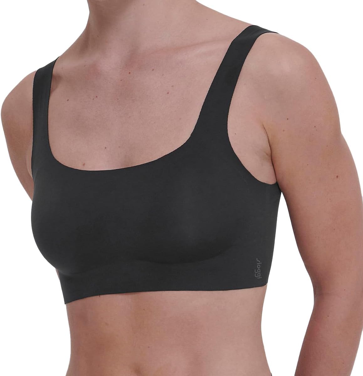 Detalle de Sloggi Damen Nahtloser BH Zero Feel 2.0 Soft Bra – ohne Bügel, gepolstert, verstellbare Träger