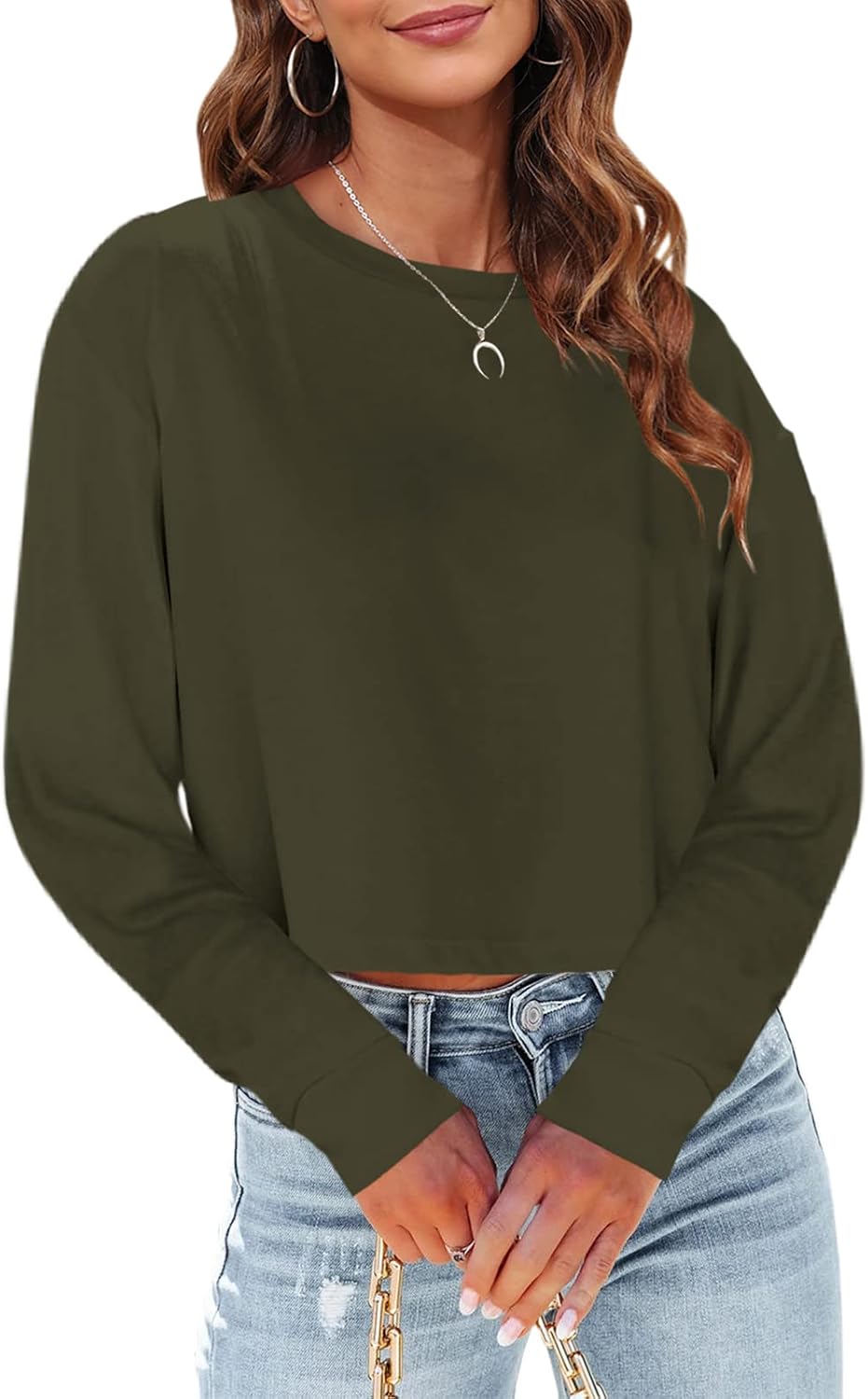 Detalle 2 de Tankaneo Women's Long-Sleeve Crop Top