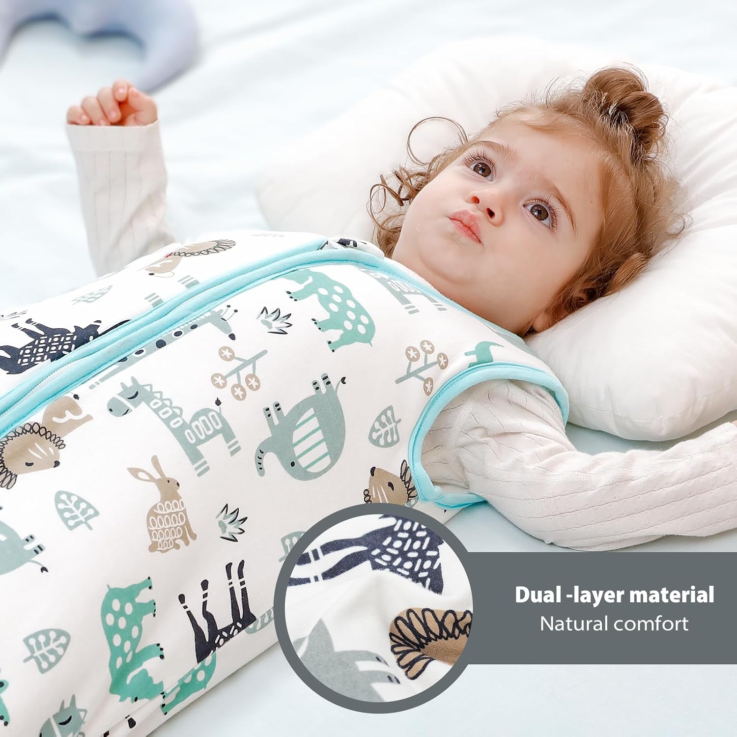 Detalle 2 de Mosebears Baby Winter Sleeping Bag 2.5 Tog for 0–6 months