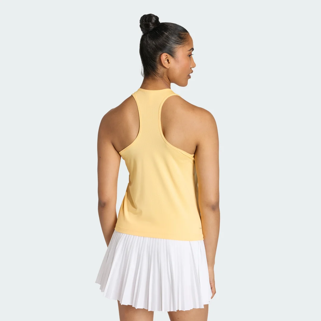 Detalle 2 de Adidas Camiseta de tirantes y cuello de pico Club Climacool para tenis