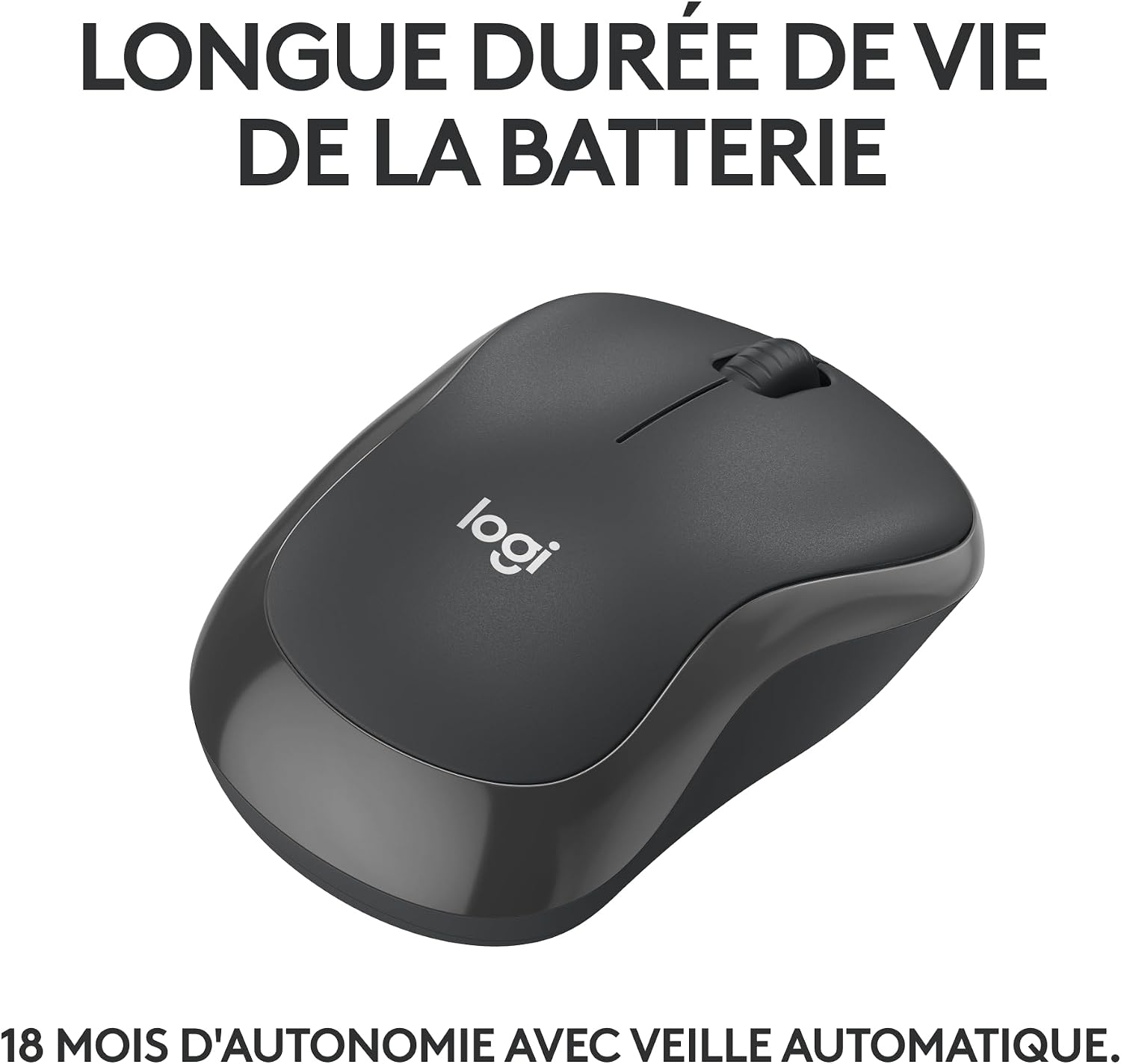 Detalle de Logitech M240 Souris Bluetooth sans Fil, Compacte — silence et simplicité pour un confort au quotidien