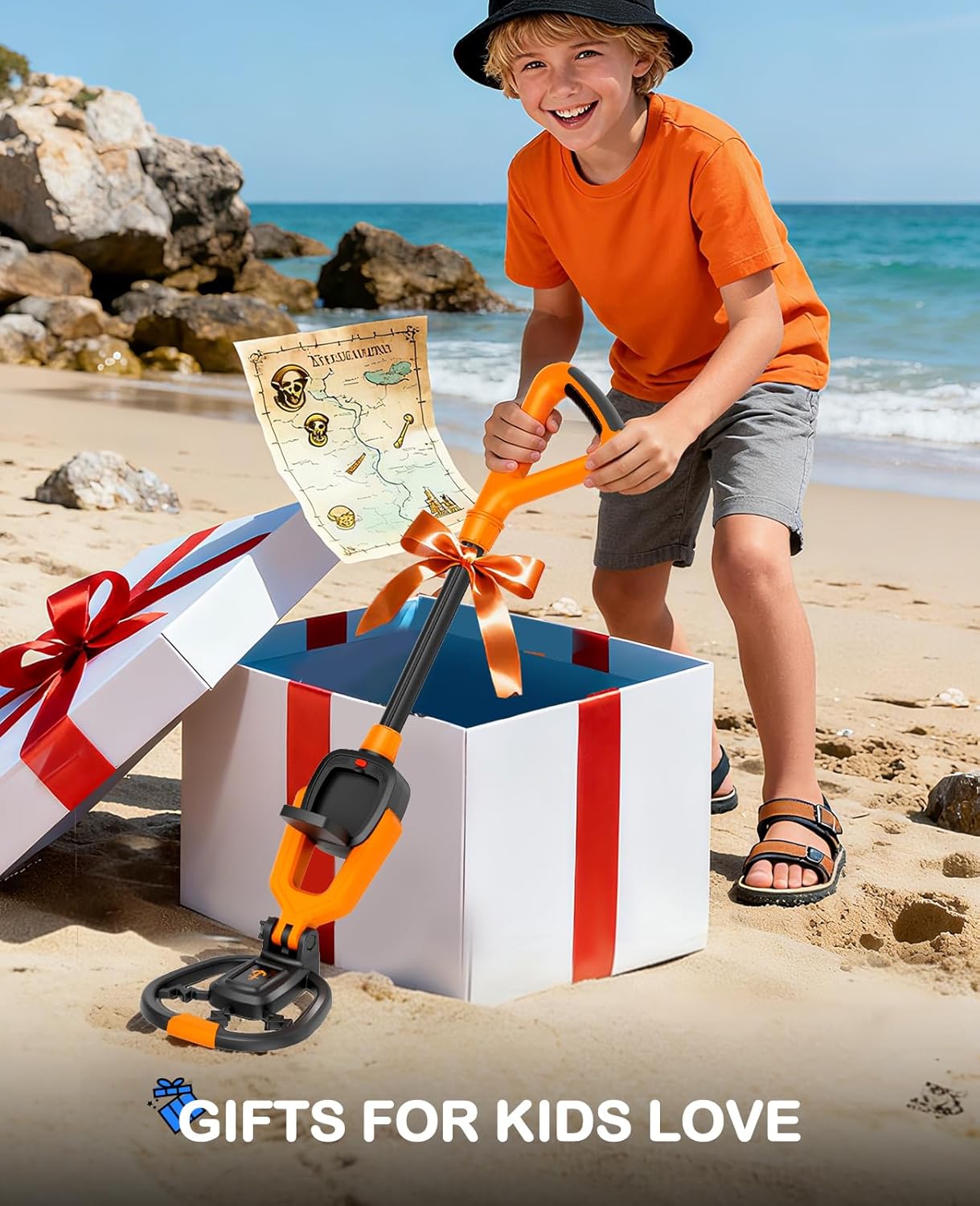 Thumbnail 6 de SUNPOW Kids Metal Detector kit (waterproof coil, adjustable stem) for ages 6–12