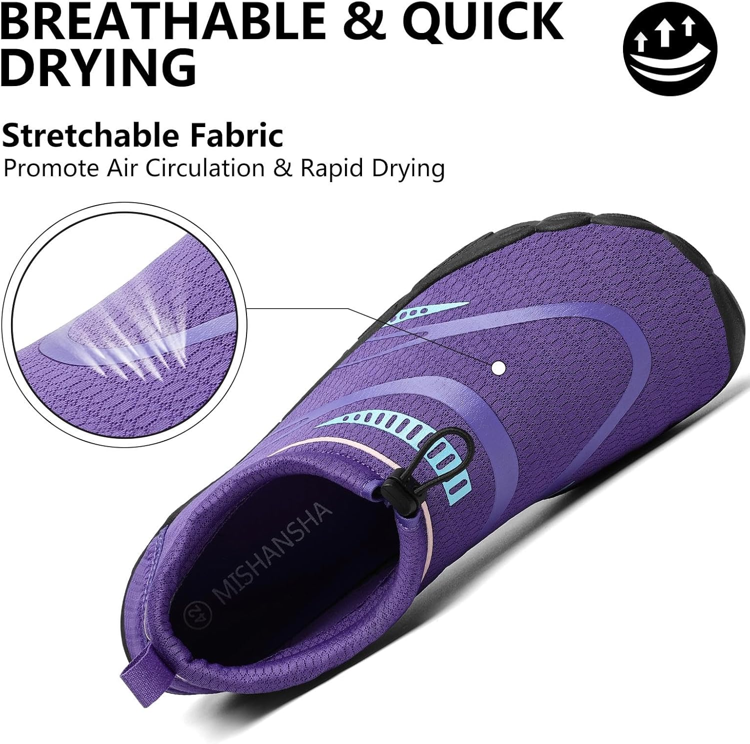 Thumbnail 3 de Mishansha Water Swim Shoes for Men and Women with Wide Toe Box