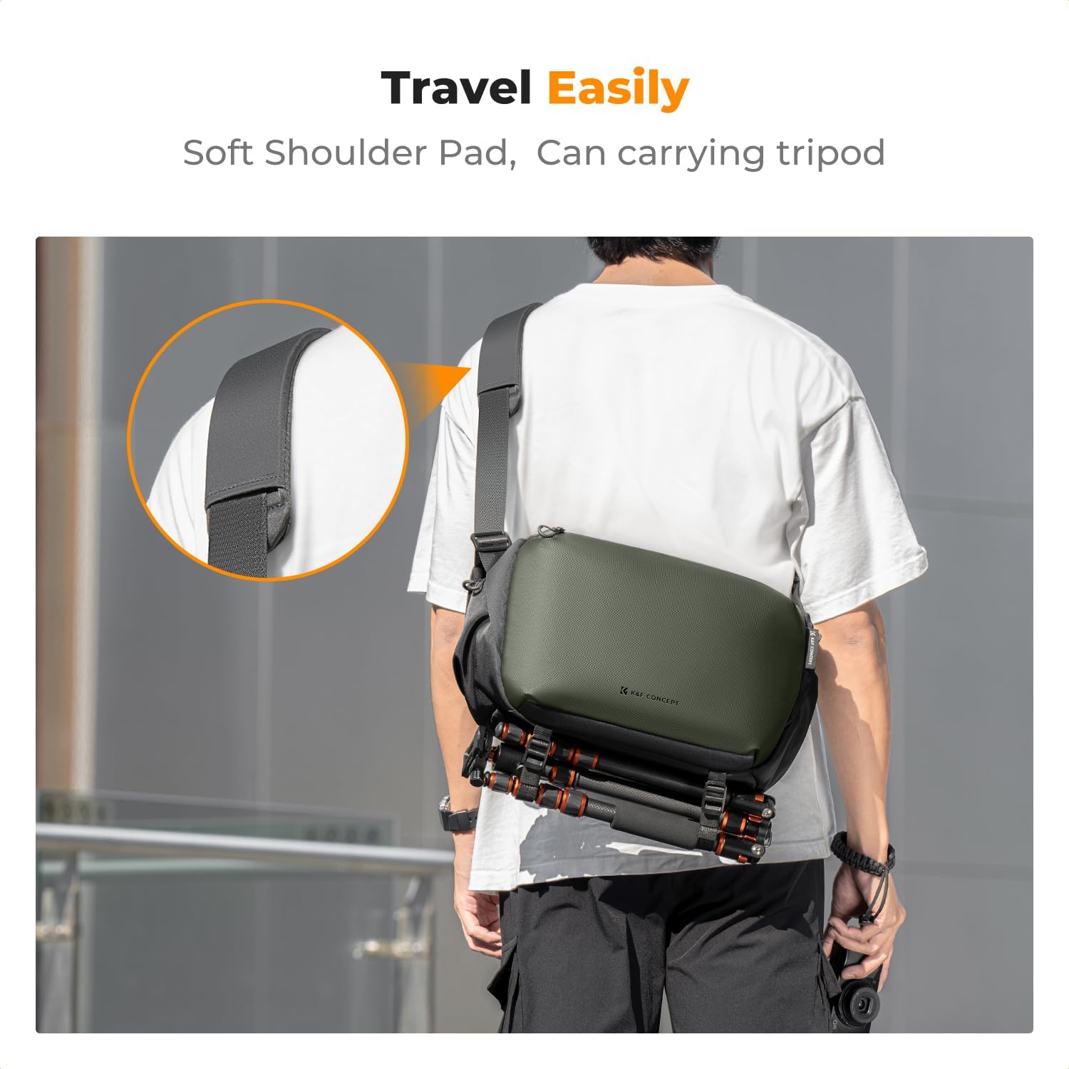 Thumbnail 5 de K&F CONCEPT Camera Sling Bag for DSLR and Lenses
