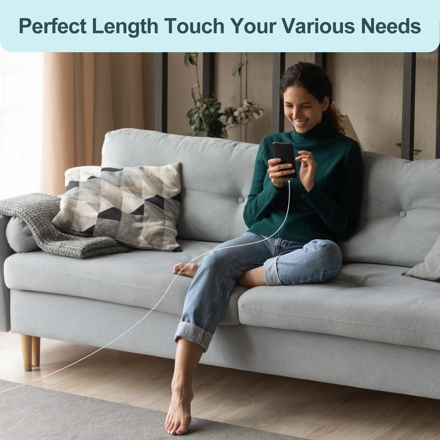 Thumbnail 5 de USB C to C Fast Charging Cable 10ft