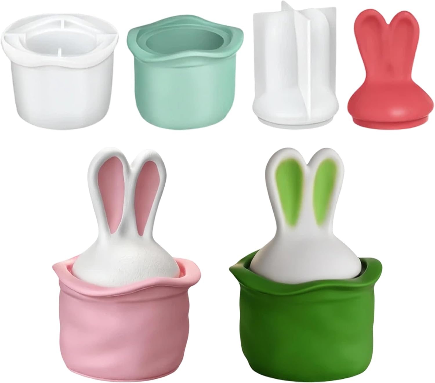 Detalle de MUAECH Bunny Jar Silicone Mold Set