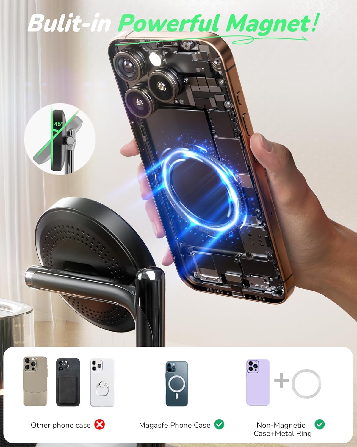 Thumbnail 4 de 5 in 1 Wireless Charging Station for iPhone
