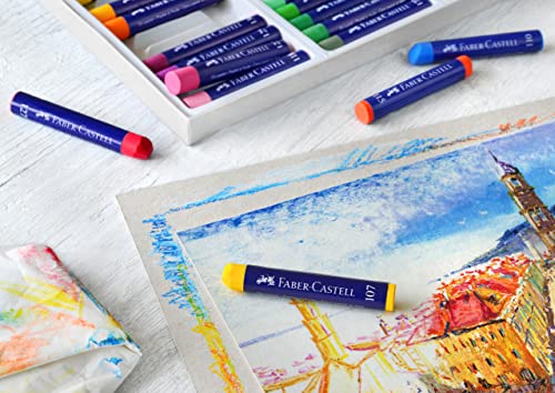 Detalle de FABER-CASTELL Astuccio 24 Pastelli Oil Pastels