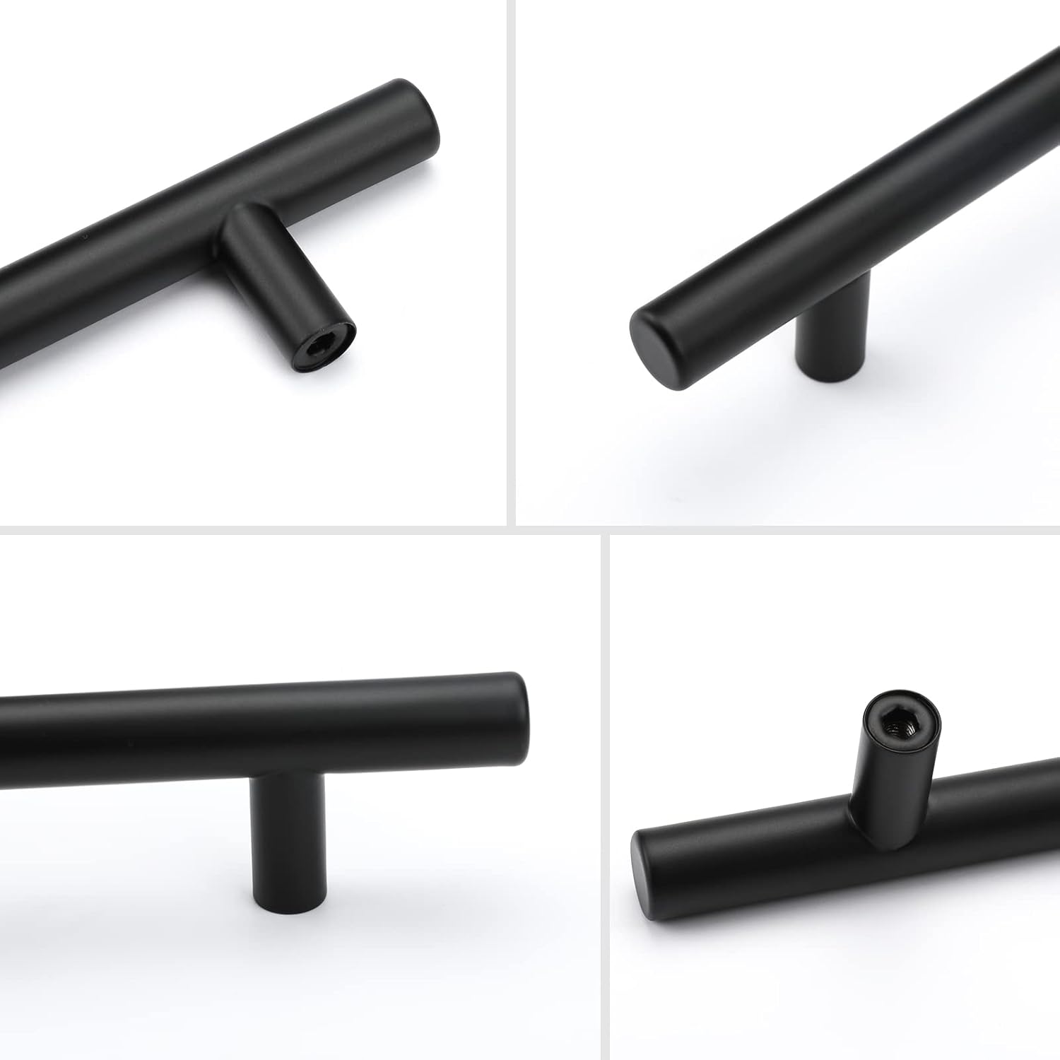 Thumbnail 4 de LONTAN 128mm Black Kitchen Handles 12-pack 🏠
