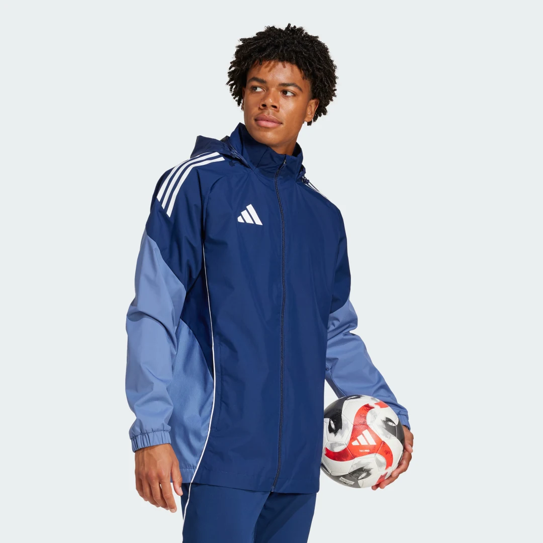 Thumbnail 2 de Chaqueta Tiro 25 Competition All-Weather de Adidas en azul
