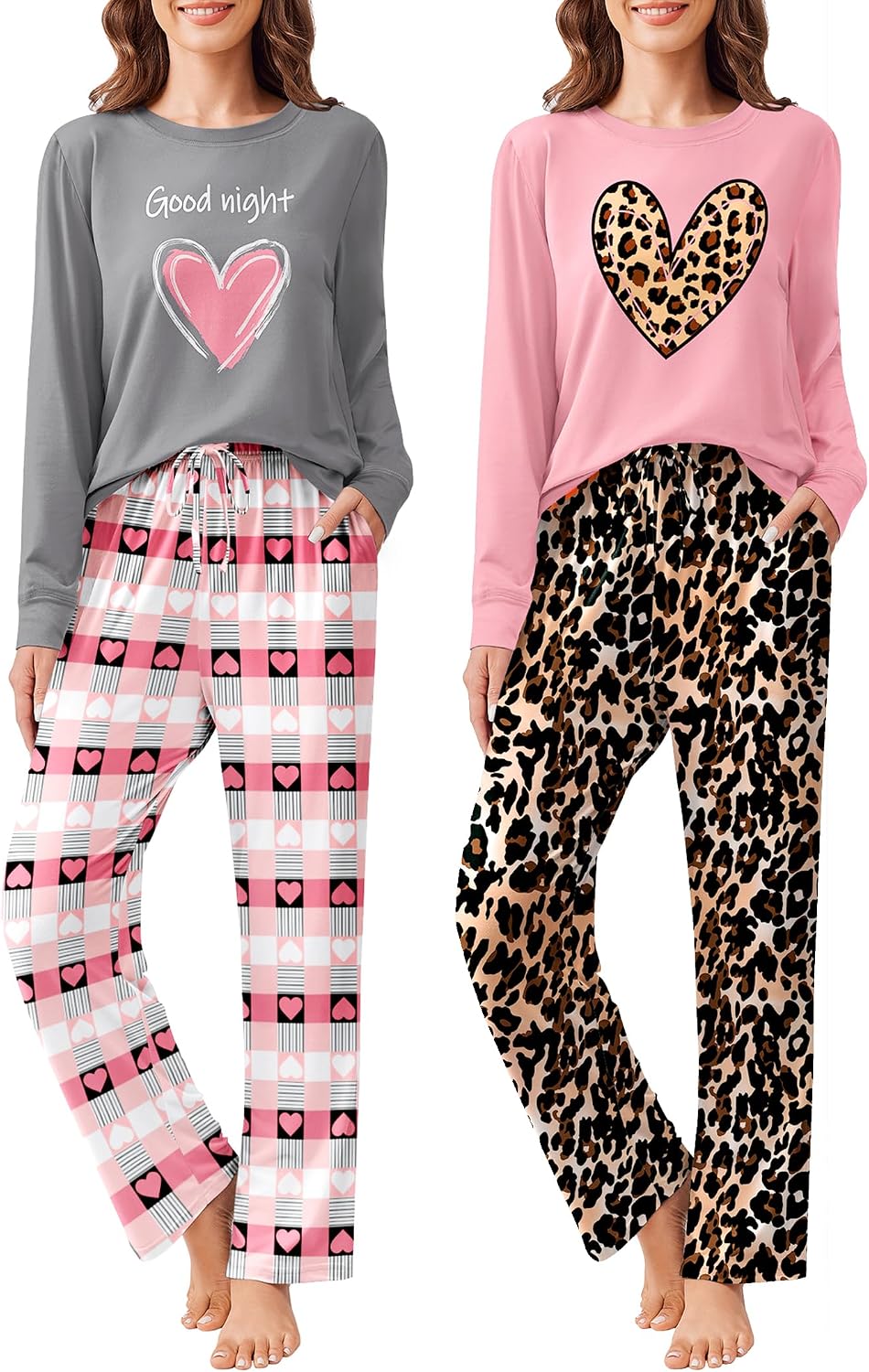 Thumbnail 6 de Ekouaer Women's Pajama Set, 2-Pack