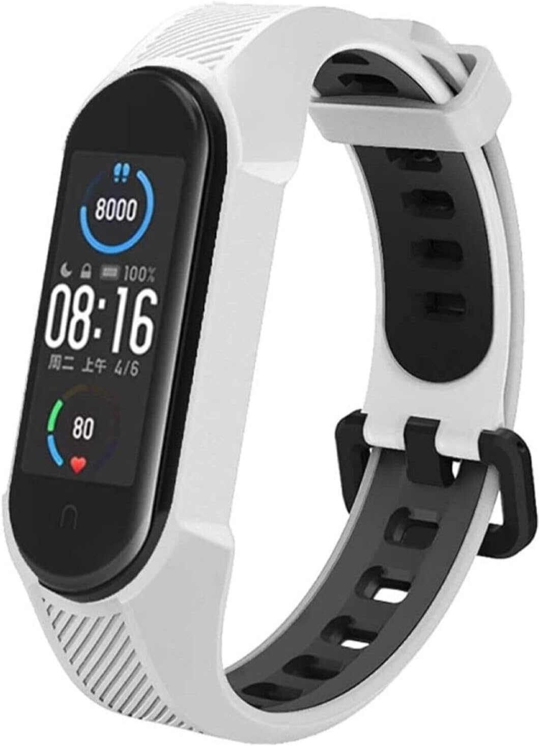 Thumbnail 5 de Panda Bobo replacement silicone watch strap for Xiaomi Mi Band 5/6/7 and Amazfit Band 5