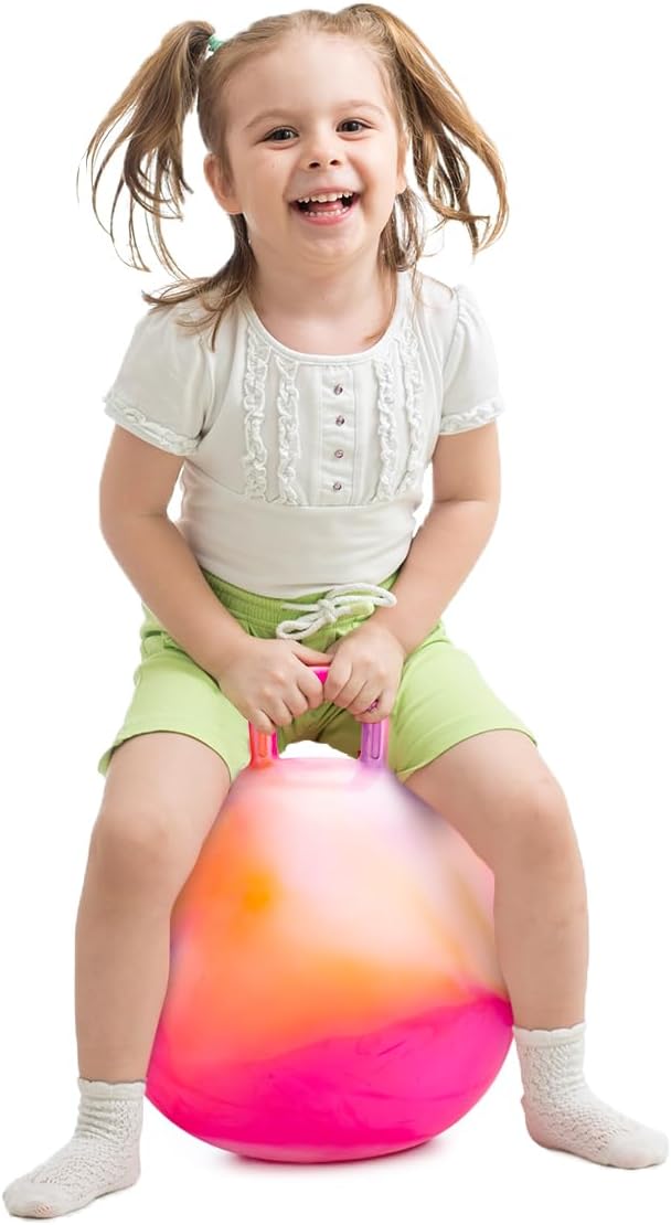 Thumbnail 6 de INPODAK 18-Inch Hopper Ball With Handle (Kids Bouncy Jumping Toy, Ages 3–6) — Includes Pump & Gift Box