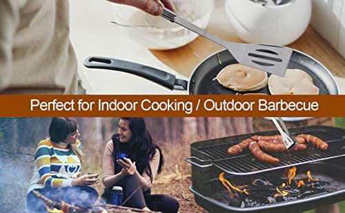 Thumbnail 4 de GQC 3-piece BBQ Grill Tool Set with Carry Bag (stainless steel spatula, tongs and fork)