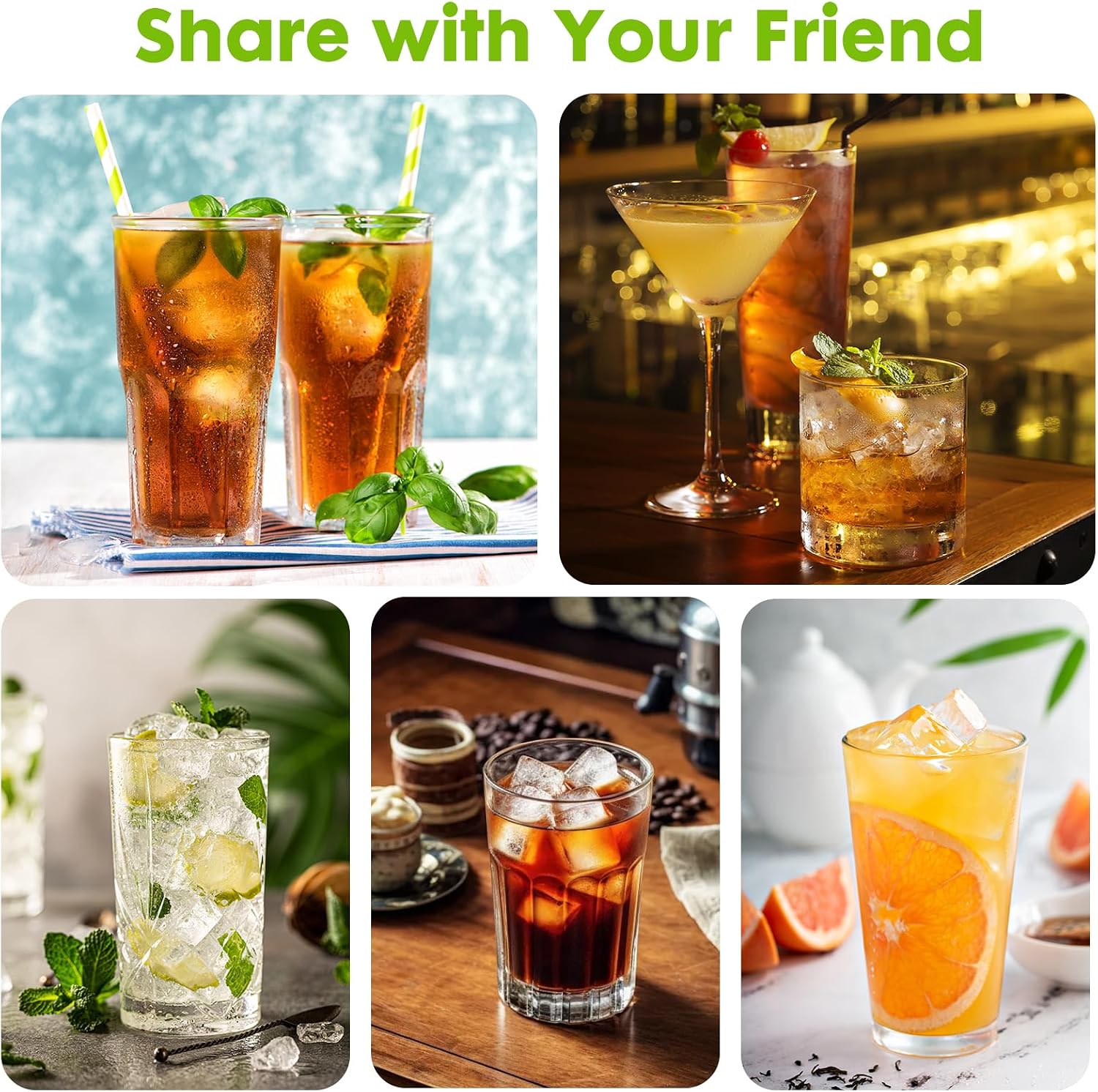 Thumbnail 6 de Sinnsally Silicone Ice Cube Trays 3‑Pack