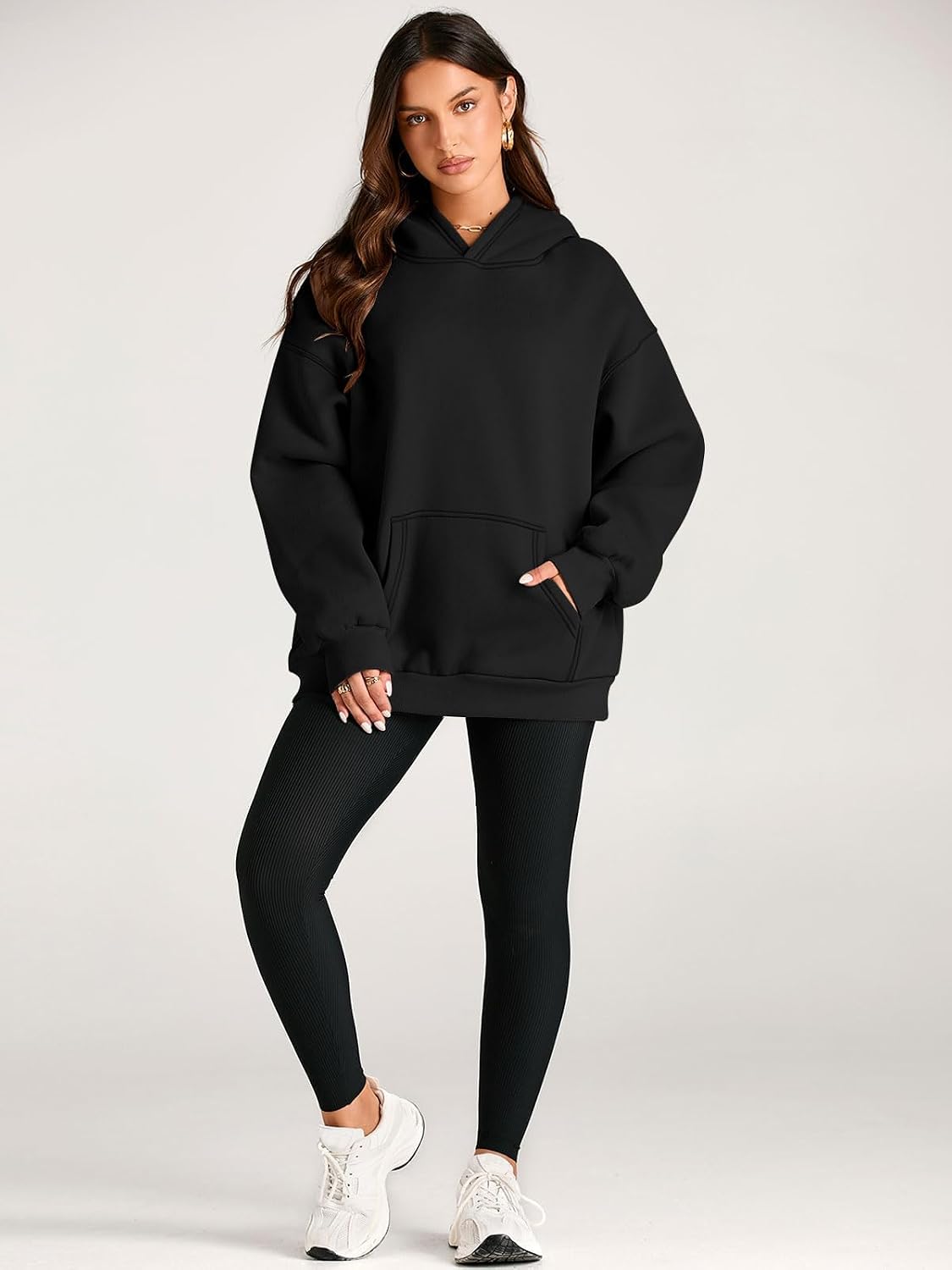 Thumbnail 5 de EFAN Women's Fleece Hoodie Cotton-Polyester Blend