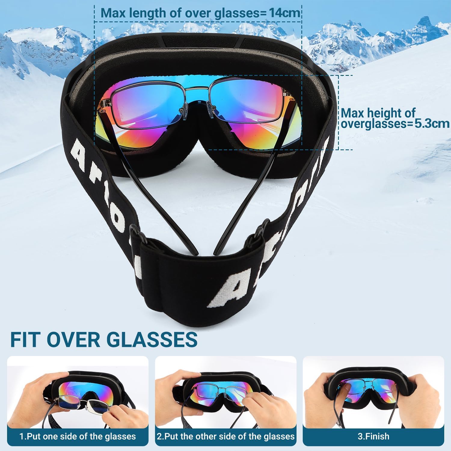 Thumbnail 5 de SPEEDEVE maschera sci snowboard OTG
