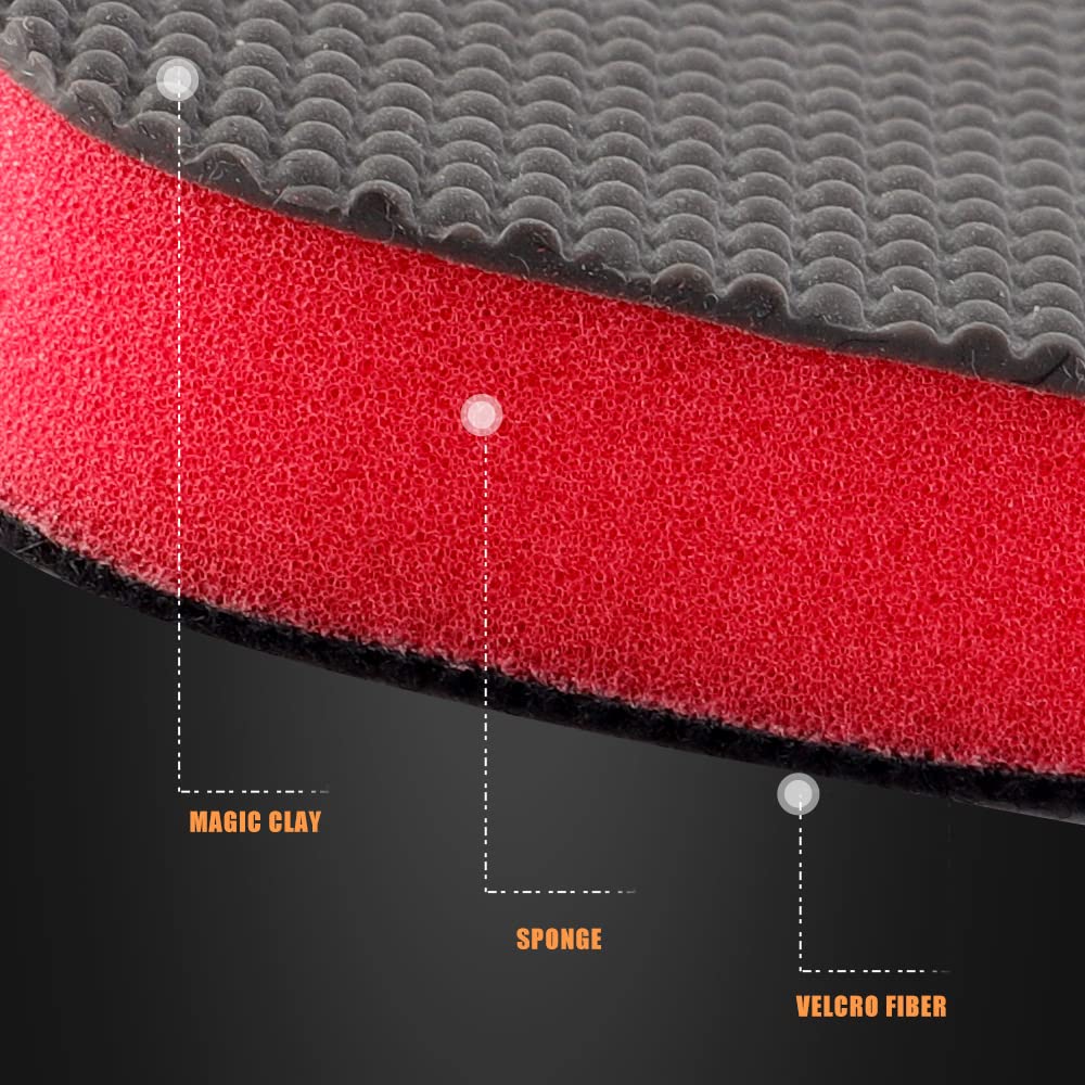 Detalle 2 de SPTA Clay Disc Sets 150 mm für Lack