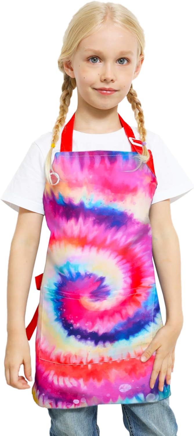 Thumbnail 1 de Nidoul Kinderschürze – verstellbare Küchenschürze mit Tasche für Jungen und Mädchen