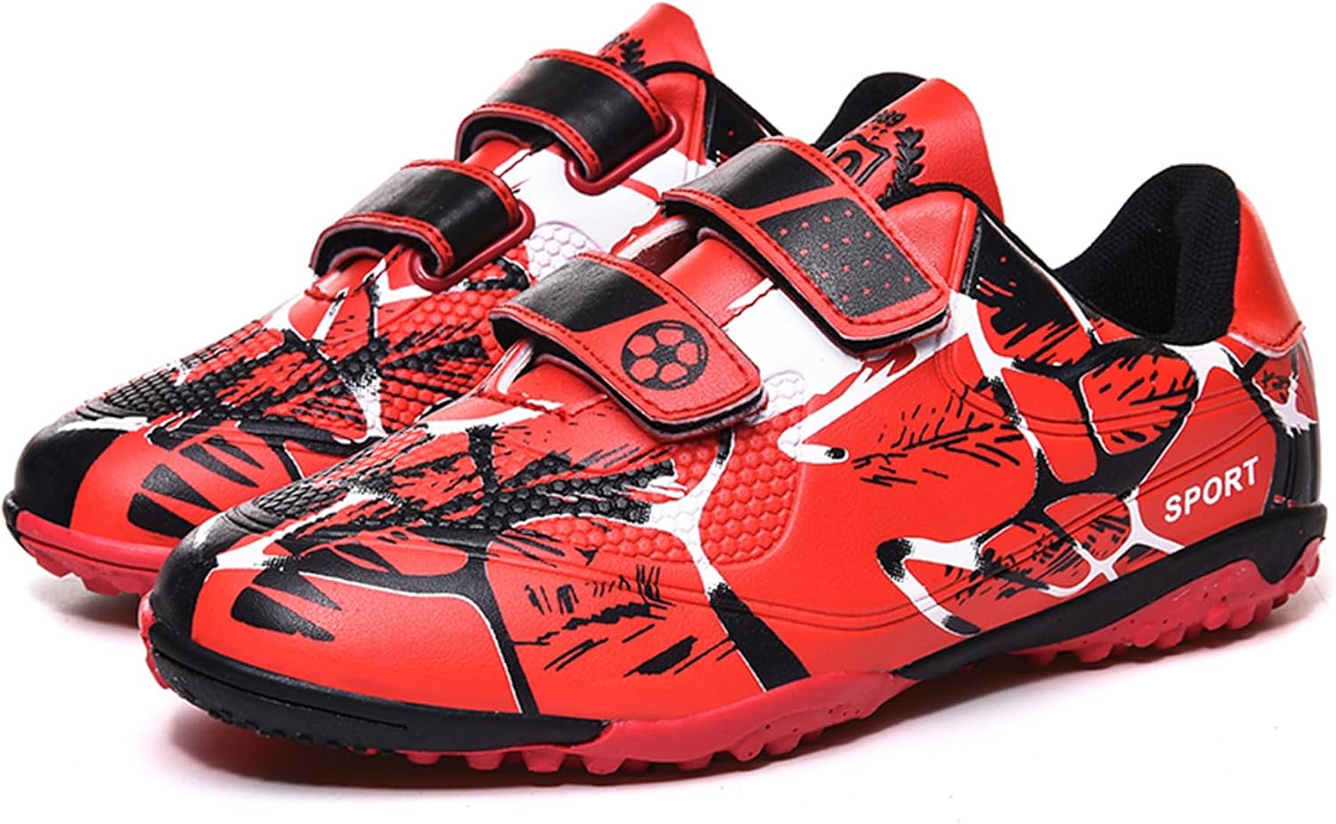 Detalle de BAODLE Scarpe da Calcio Ragazzi FG/AG Outdoor: comfort, grip e leggerezza per giovani atleti