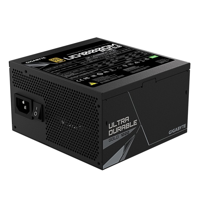 Thumbnail 3 de Gigabyte UD1000GM PG5: fuente de alimentación modular 1000W 80 Plus Gold para tarjetas PCIe Gen5