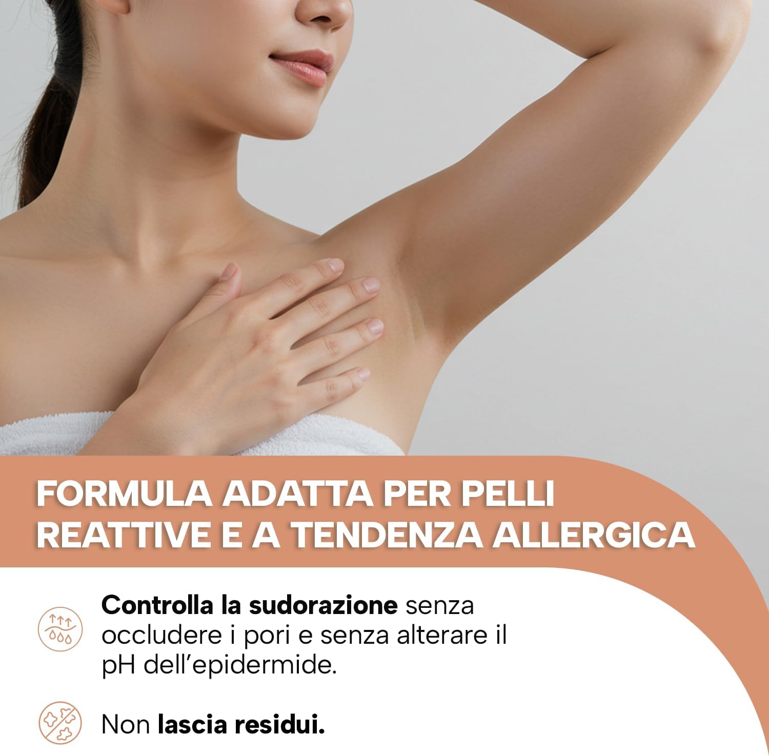 Detalle de BIOCLIN Deo Pro Allergy Vapo 24H – Deodorante spray ipoallergenico per pelli sensibili, 100 ml