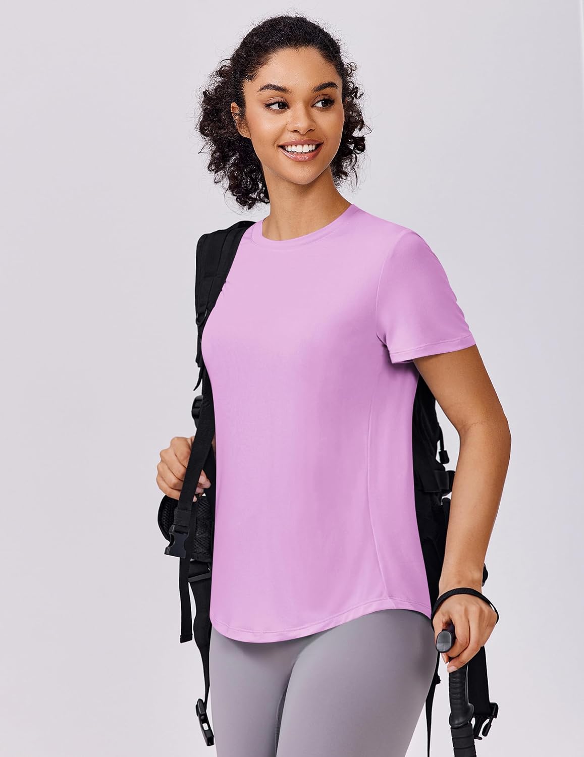 Thumbnail 5 de PINSPARK Soft Workout Tops for Women with UPF 50+ Sun Protection